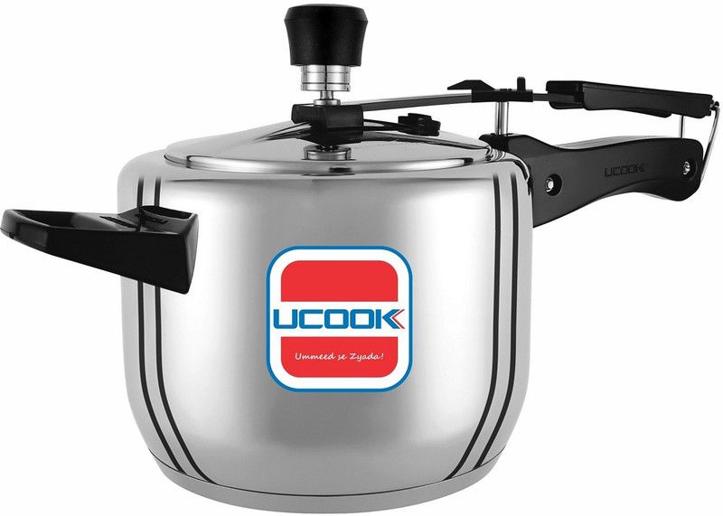 UCOOK Steeltuff Stainless Steel Inner Lid 2.5 L Induction Bottom Pressure Cooker  (Stainless Steel)