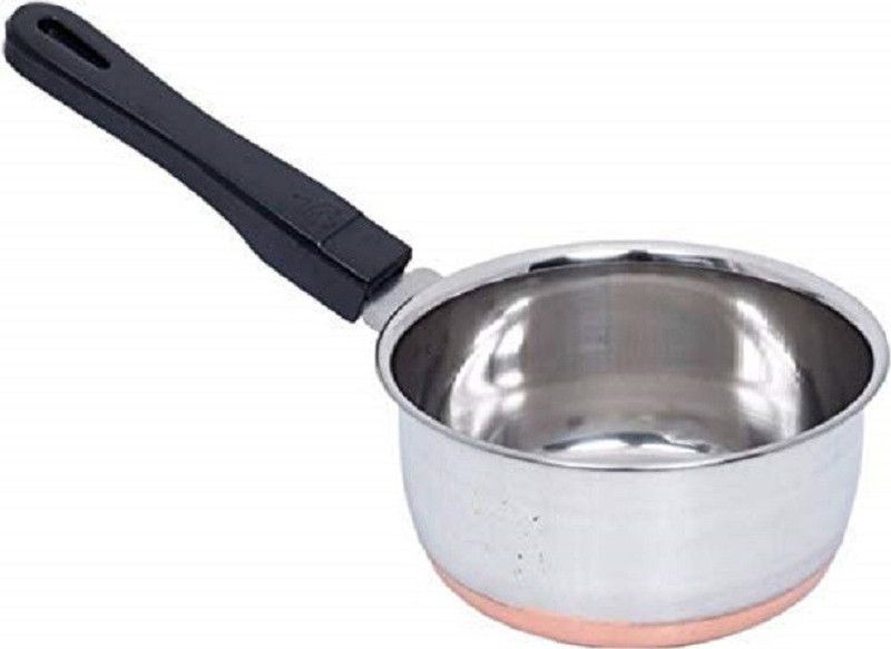 PRV Stainless Steel Copper Bottom Sauce Pan, 1000 ml, 1-Piece NA Pan 19 cm diameter 1.5 L capacity  (Stainless Steel)