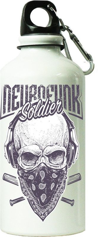 ShopBuzz Soldier Sipper Bottle 600 ml Bottle  (Pack of 1, Multicolor, Steel)