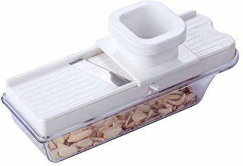 varahry Fruit and Vegetable Compact Dry Plastic Cutter Slicer with Holder and Container Vegetable & Fruit Chopper (1) Fruit Chopper  (1 Chopper)