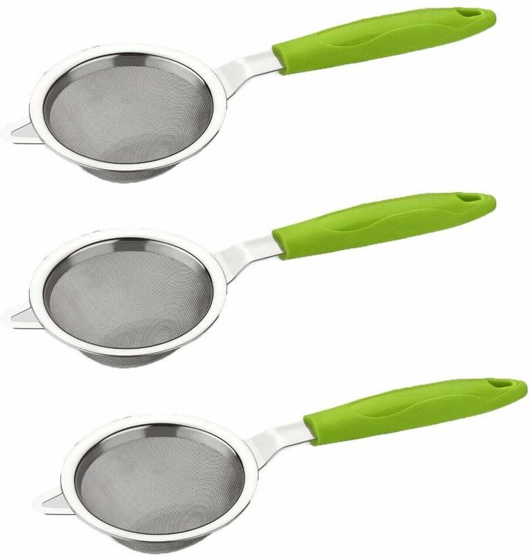 Marxist Multi Use for Kitchen Use Tea, Coffee Strainer Filter with Stainless Steel Mesh Tea Strainer  (Pack of 3)