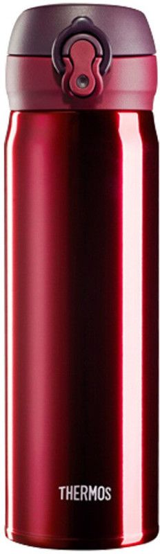 Thermos Jingdong Supermarket Insulation Cup 500ml High Vacuum Stainless Steel 500 ml Bottle  (Pack of 1, Red, Steel)