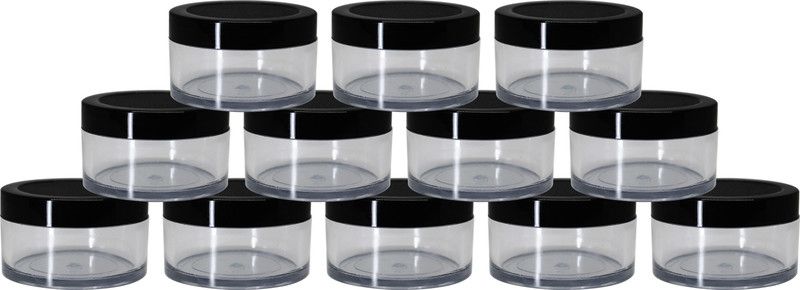 nsb herbals Glass Utility Container - 50 ml  (Pack of 12, Clear)