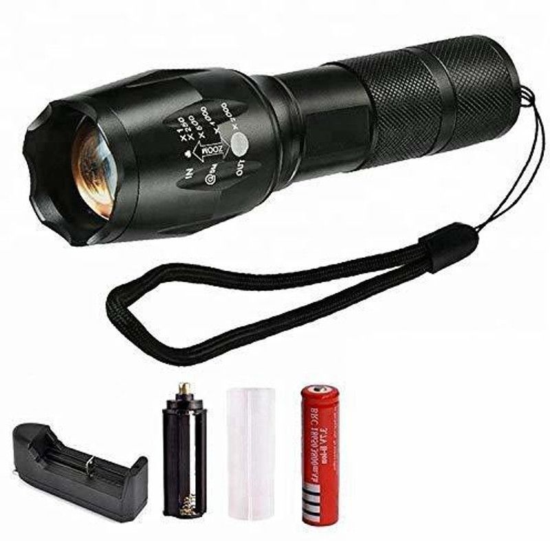 SHUANG YOU Modes t-650 Portable Bright Waterproof Zoom able Long Range Focus Flashlight Emergency Led Lights Torch XML-T6 Flambe Torch