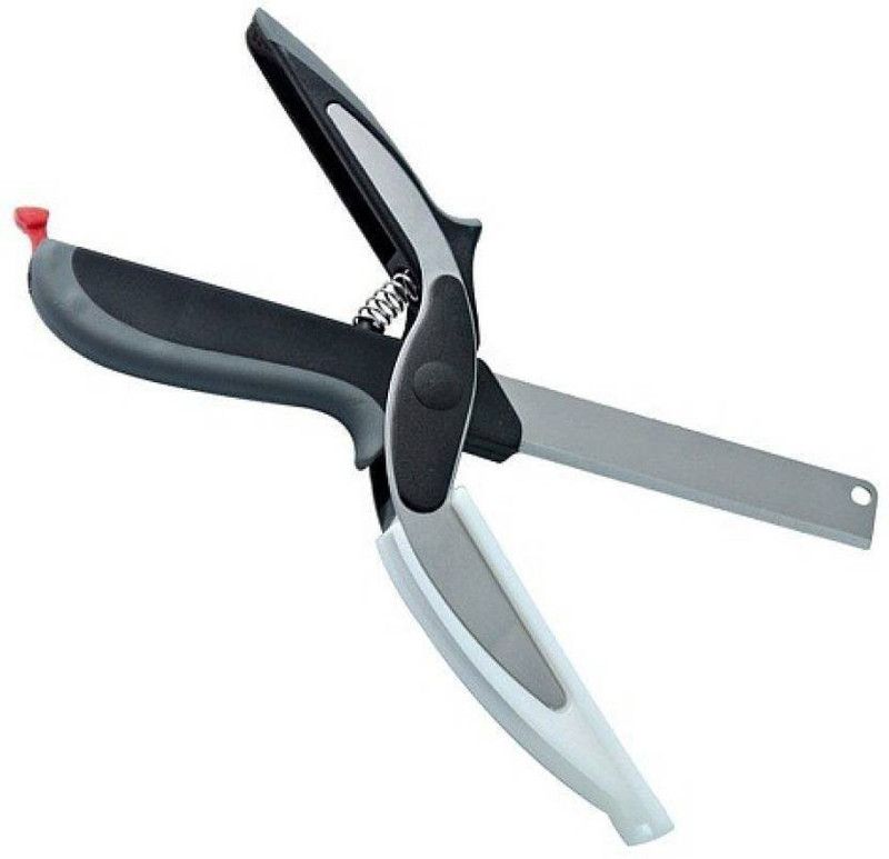 SHAYONA SALES Cutter 4 in 1 Food Chopper/Tool Slicer Dicer/Vegetable & Fruit Cutter/Kitchen Scissors/Knife/Chopping/Cutting Board Vegetable & Fruit Chopper  (1)