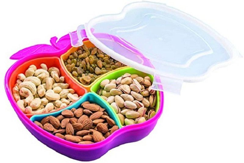 kia Plastic Cereal Dispenser - 200 ml, 200 ml, 200 ml, 200 ml  (Multicolor)