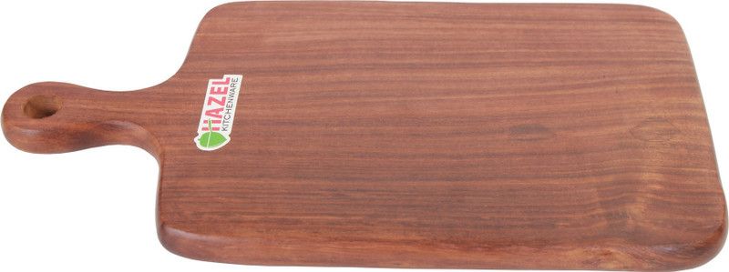 HAZEL Wooden Chopping Board with Handle 28 cm X 18 cm Wood Cutting Board  (Brown Pack of 1)