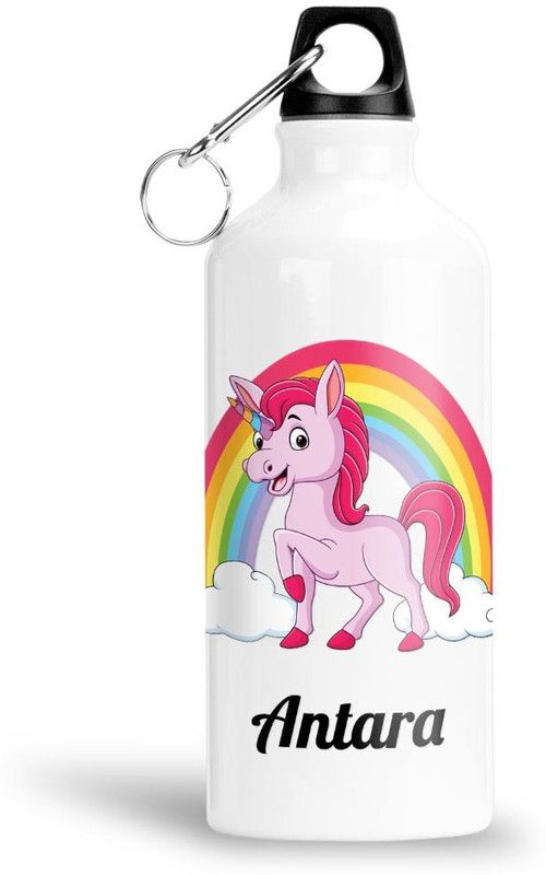FABTODAY Rainbow Unicorn Water Bottle for Kids - Best Happy Birthday Gift, Antara 750 ml Bottle  (Pack of 1, Multicolor, Aluminium)