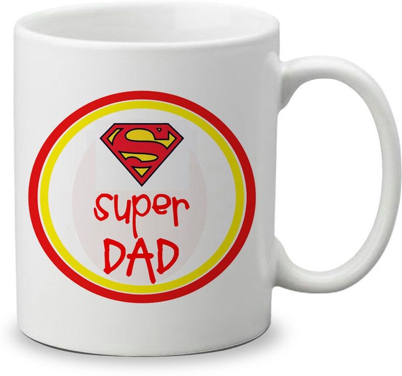 Festa Gift For Dad, Papa Printed To Father's Day and Anniversary Grandpa, Best Dad Ever GRD-097 Ceramic Coffee Mug  (320 ml)