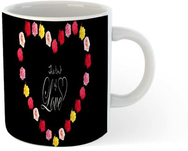 Lifedesign Specially Designed - Designer Gifting Coffee - PWM1359 Ceramic Coffee Mug  (350 ml)