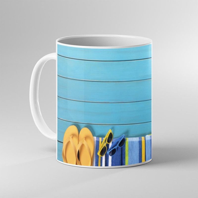 Printed Cups, Best Gifts -D224 Ceramic Coffee Mug  (325 ml)