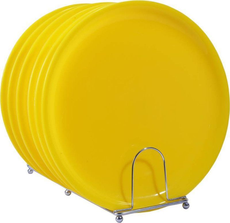 DS ZONE dinner plate set Dinner Plate  (Pack of 6, Microwave Safe)