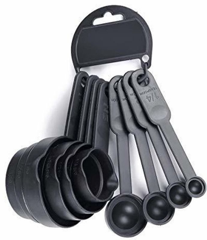 Kunj Creation 8pcs Measuring Cup and Spoon Set, Multi Purpose Kitchen Tool, Measuring Cups Measuring Cup  (100 ml)