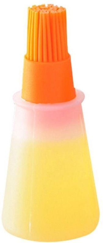 Luxula Silicone Cooking Oil Bottle with Basting Brush Silicon Round Pastry Brush  (Pack of 1)