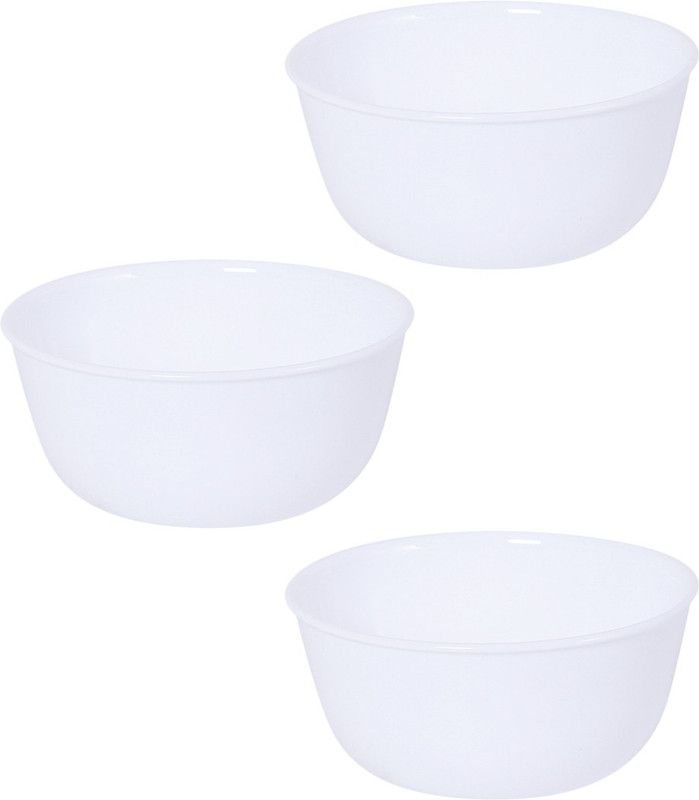 CORELLE Glass Soup Bowl 325ml Soup Bowl-WFW-3pcs  (Pack of 3, Multicolor)