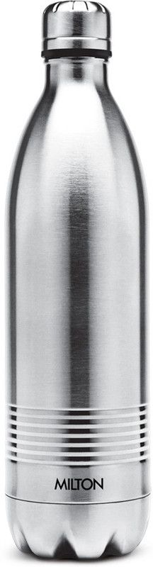 MILTON Thermosteel Duo Deluxe-750 Stainless Steel Water Bottle, 700ml, Silver 700 ml Flask  (Pack of 1, Steel/Chrome, Steel)