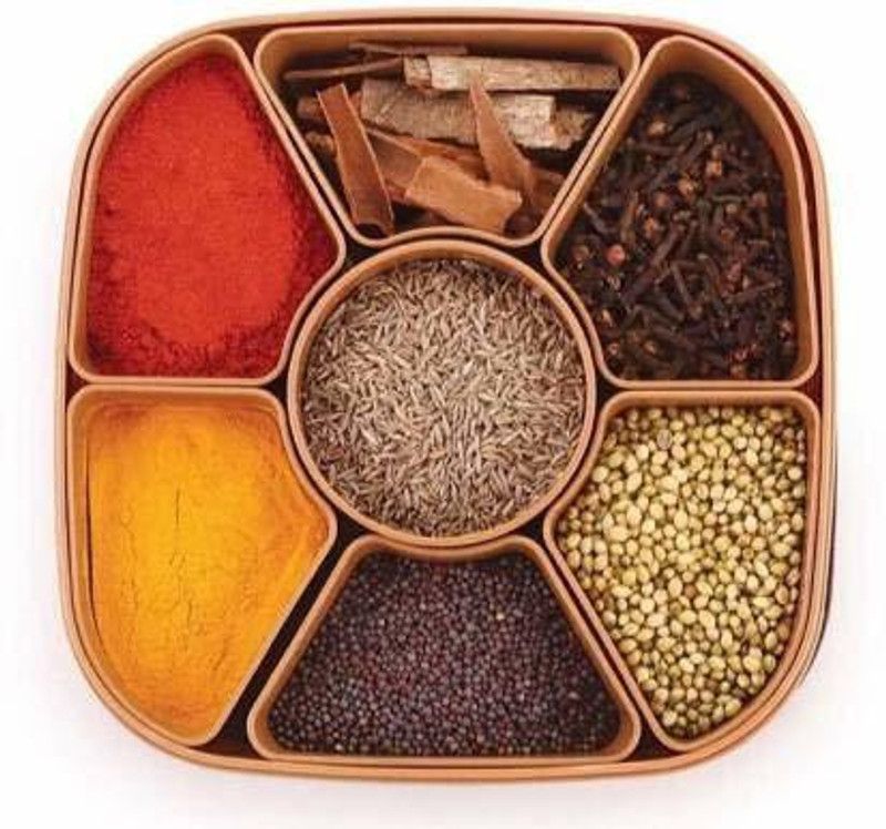 DABBA Spice Set  (Plastic, Multicolor)