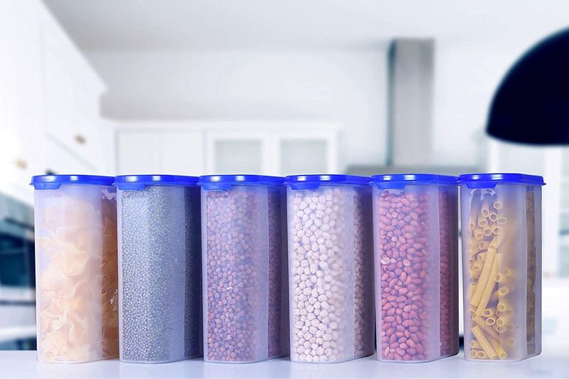 4 SACRED 6 Piece Spice Set  (Plastic, Blue)