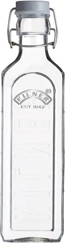 Kilner SQUARE CLIPTOP BOTTLE (N) 600 ml Bottle  (Pack of 1, Clear, Glass)