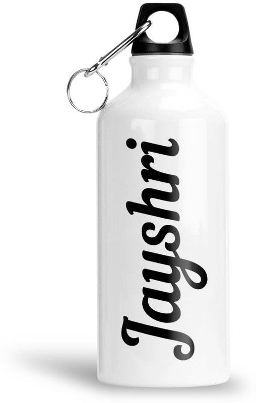 Furnish Fantasy Aluminium Water Bottle 750ml-Best Gift for Happy Birthday, Return Gift, Jayshri 750 ml Bottle  (Pack of 1, White, Aluminium)
