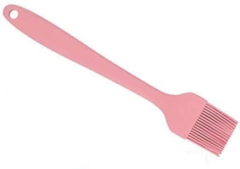 Baskety Kitchen Silicone Cooking Brush, 9 Inch Pink Silicone Flat Pastry Brush  (Pack of 1)