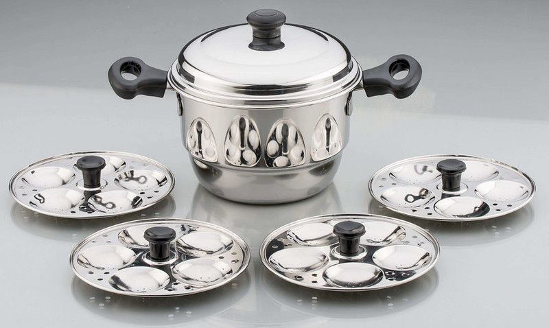 Pigeon Pigeon-Kidzee 20 mini idly cooker Induction & Standard Idli Maker  (4 Plates , 20 Idlis )