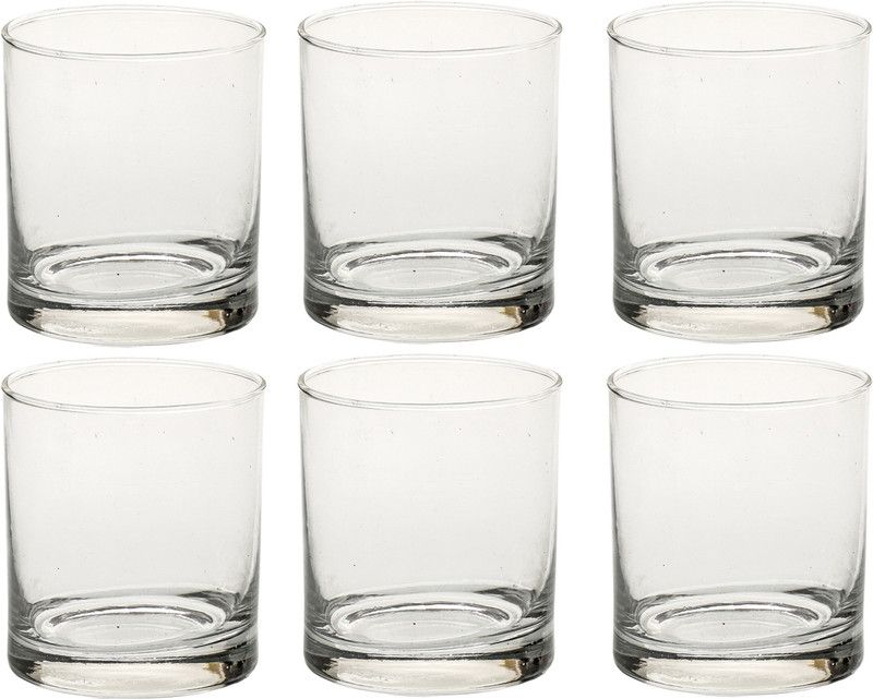 Somil (Pack of 6) Somil New Style & Shape Multipurpose Glass Set Of 6 Glass Set Water/Juice Glass  (320 ml, Glass, Clear)