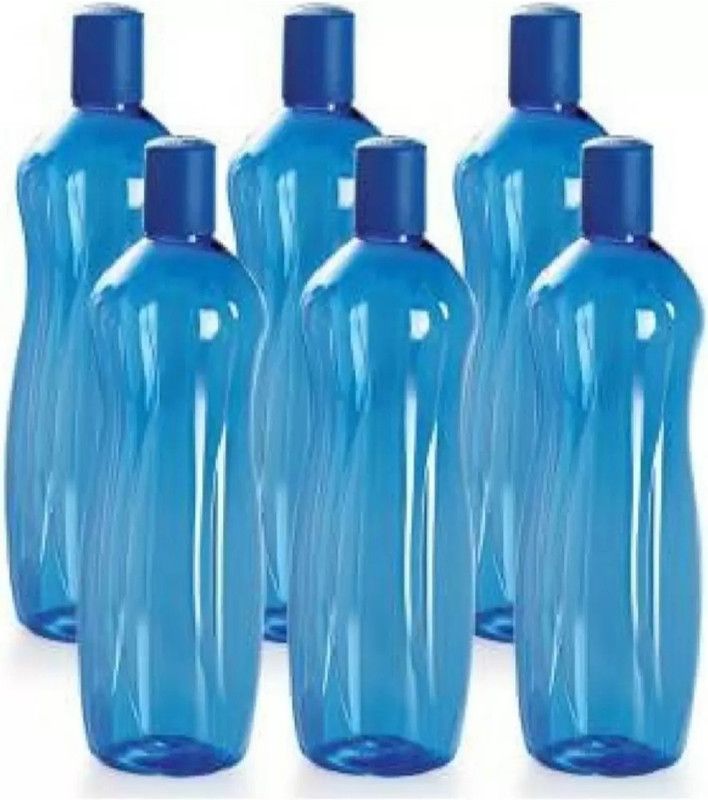 AMBEDKAR 6 PACK WATER BOTTEL 1000 ml Bottle  (Pack of 6, Blue, Plastic)