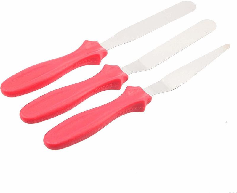 Galleyway Kitchenware® Masterchef's 1st choice Cake Knife Sets Stainless Steel, Plastic Cake Server  (Black, Pack of 3)