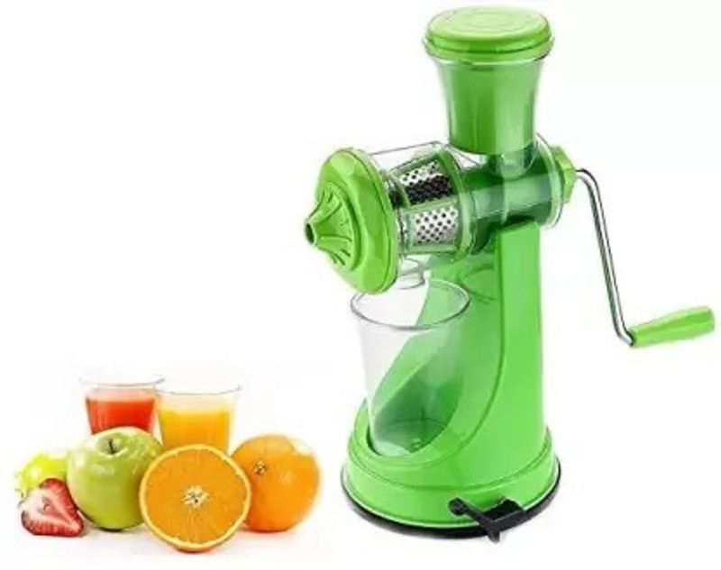 YogJal Steel, Plastic Manual Hand Juicer, Vegetable & Fruit Grater & Juicer Hand Juicer  (Green)