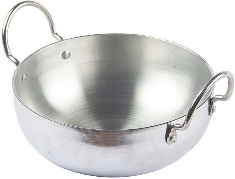 damurhu Damurhu Indiulem Aluminium Kadhai S-1 Kadhai 15 cm diameter 1 L capacity  (Aluminium, Non-stick, Induction Bottom)