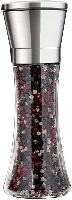 SCODELLA Glass, Steel Traditional Pepper Mill  (Steel, Pack of 1)