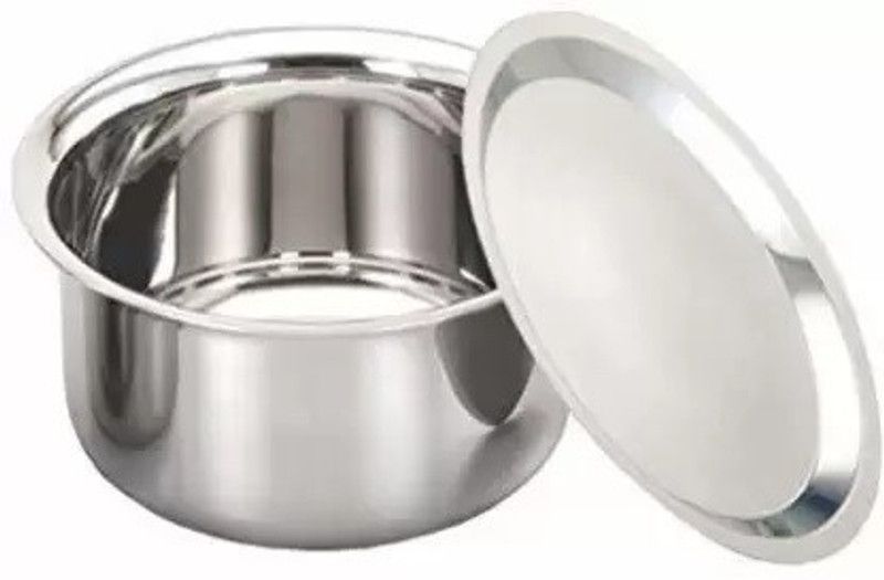 with Lid 2 L capacity 16 cm diameter  (Steel, Non-stick, Induction Bottom)