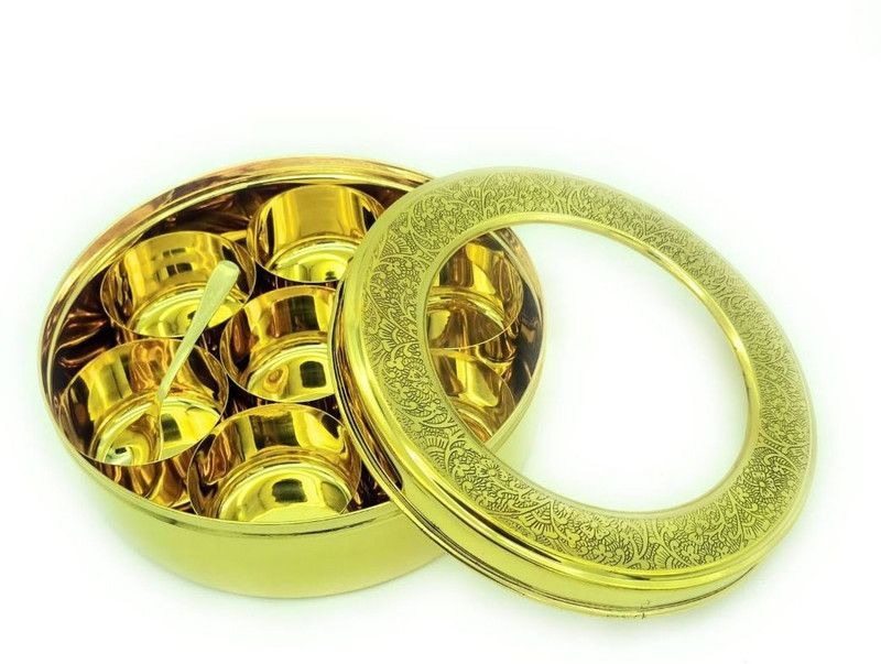 HUSHBEE 1 Piece Spice Set  (Brass, Gold)