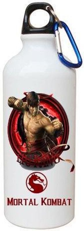 AAACreations Mortal Kombat Lui Kang Aluminum Bottle 600 ml Bottle  (Pack of 1, White, Aluminium)