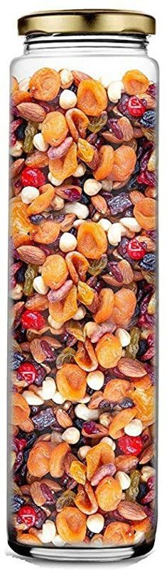 1st Time Glass Grocery Container - 400 ml  (Clear, White)