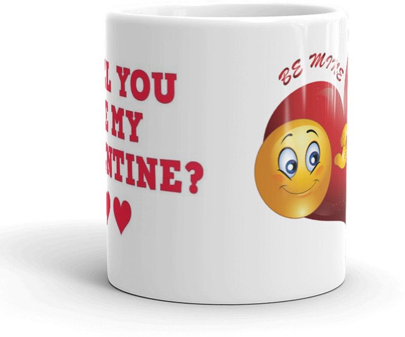 Proposed Best Gift For Hasband Valentine Gift- 320Ml Multicolor (Mug-3243)Co Ceramic Coffee Mug  (320 ml)