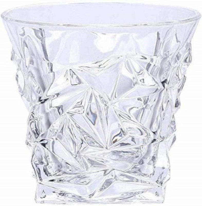 NOGAIYA (Pack of 6) TARAN20 Glass Set Whisky Glass  (300 ml, Glass, Clear)