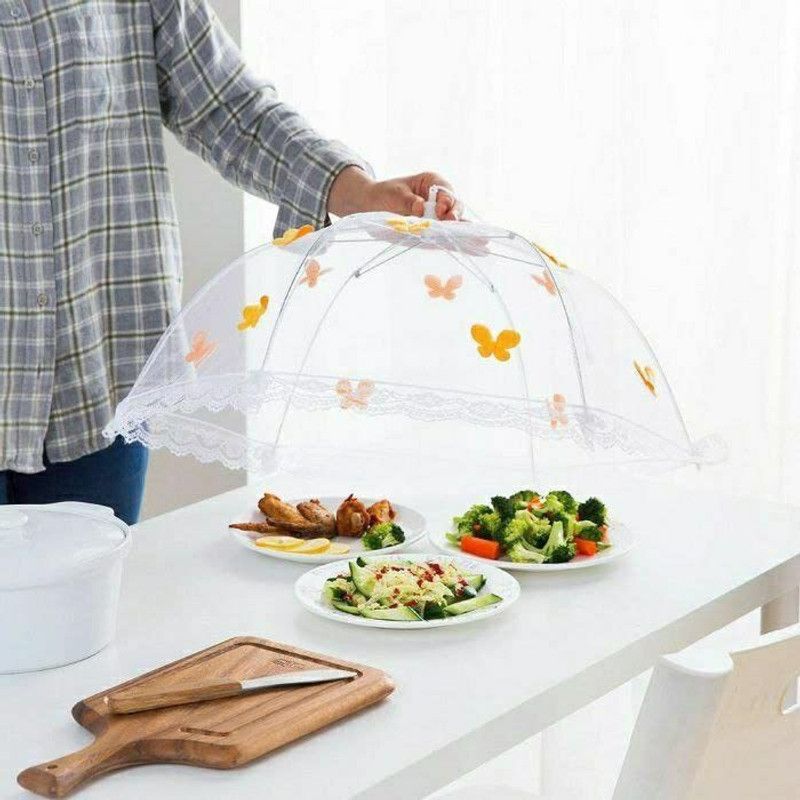 Chhogli Home Using Food Cover 17 inch Lid Set (Plastic) 17 inch Lid  (Polyester)