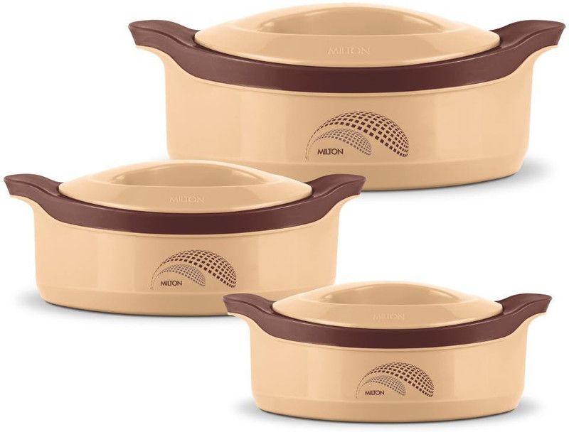 MILTON MARVEL JR GIFT SET (500+1000+1500) Pack of 3 Thermoware Casserole Set  (500 ml, 1000 ml, 1500 ml)