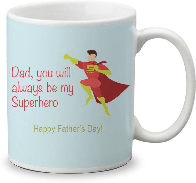Festa Gift For Dad, Papa Printed To Father's Day and Anniversary Grandpa, Best Dad Ever GRD-134 Ceramic Coffee Mug  (320 ml)