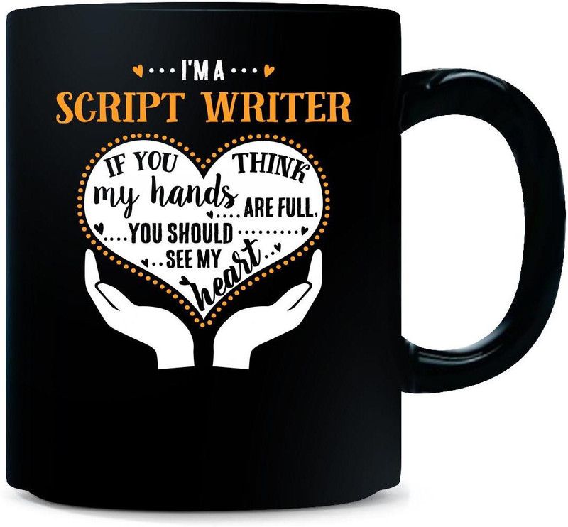 Gift Urself script writer Should See My Heart Cool Gift - Ceramic Coffee Mug  (325 ml)