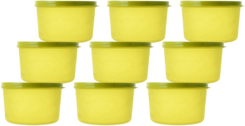KUBER INDUSTRIES Plastic Utility Container - 200 ml  (Pack of 9, Green)