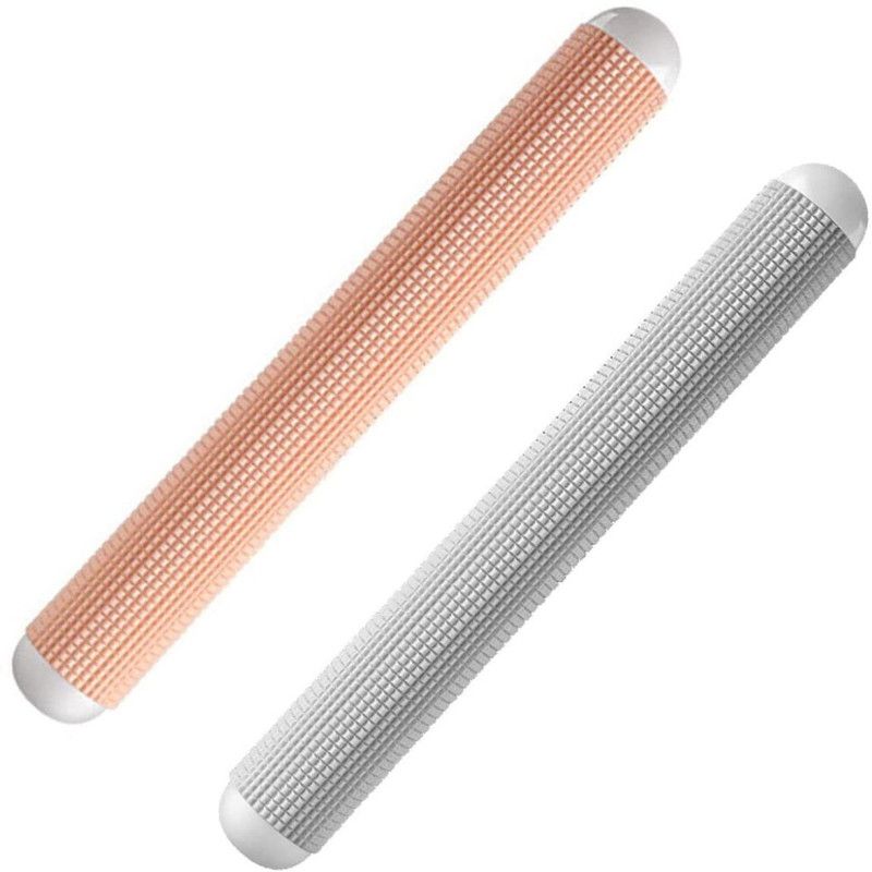 YANCI Non-Stick Plastic Rolling Pin, Fondant Cake Dough Roller for Bread Cookie Pastry Rolling Pin  (Multicolor, Pack of 2)