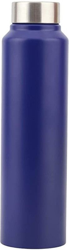 Aura King Blue color Stainless Steel with steel cap 1000 ml Bottle  (Pack of 1, Blue, Steel)