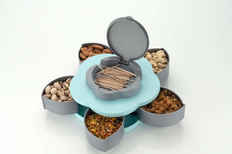 shiya Plastic Grocery Container - 500 ml  (Multicolor)