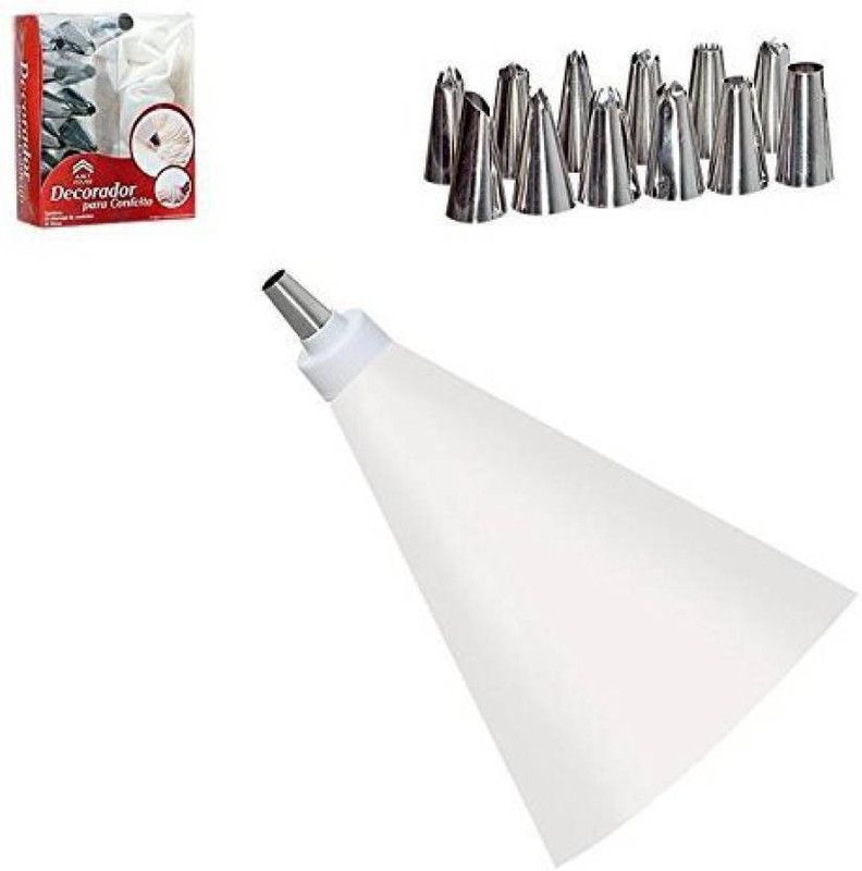 H D Enterprise Baking Decor Pen  (Silver)
