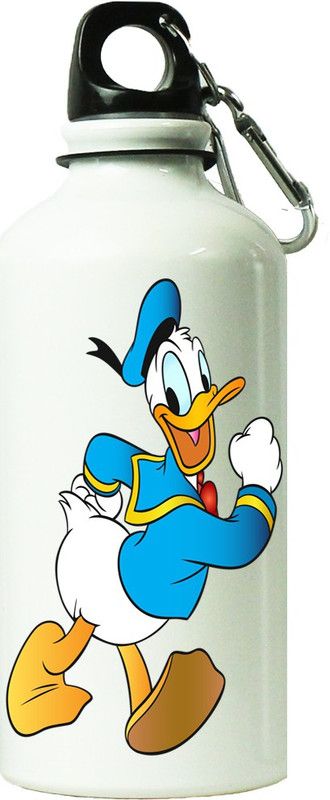 ShopBuzz Donald Duck Sipper Bottle 600 ml Bottle  (Pack of 1, Multicolor, Steel)