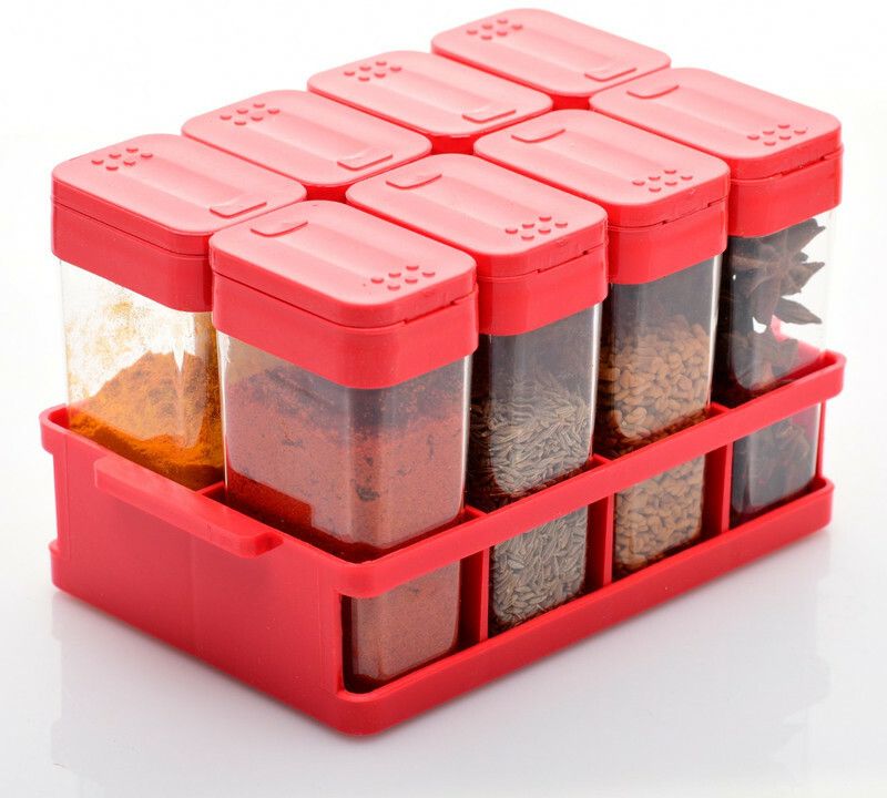 Sorath Spice Set Plastic  (8 Piece)