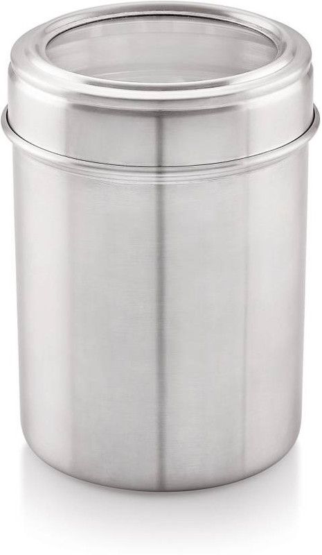 VIRAL CRAFT - 750 ml Steel Grocery Container  (Silver)